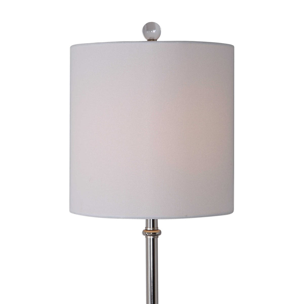 Elody Blue Gray Buffet Lamp - Bombay Mercantile