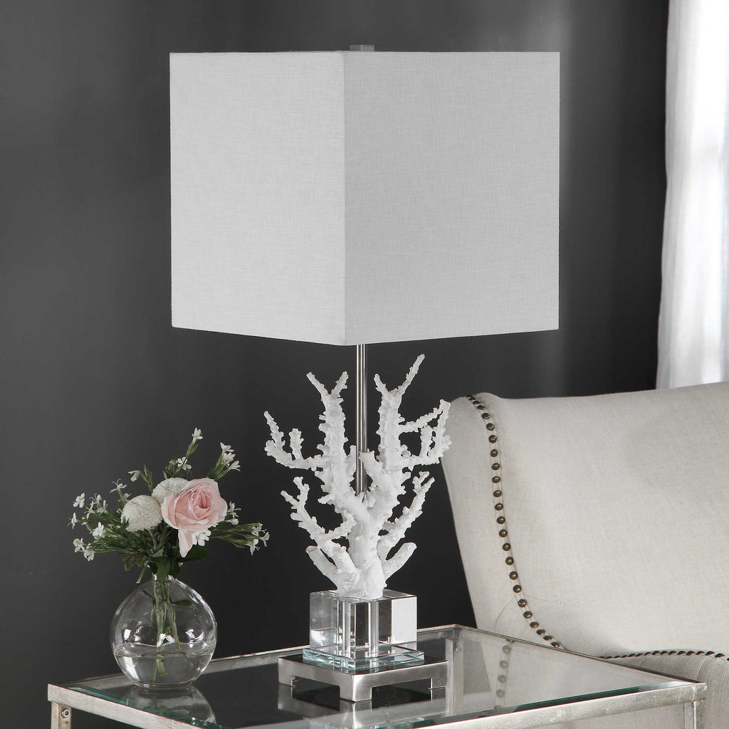 Corallo White Coral Table Lamp - Bombay Mercantile