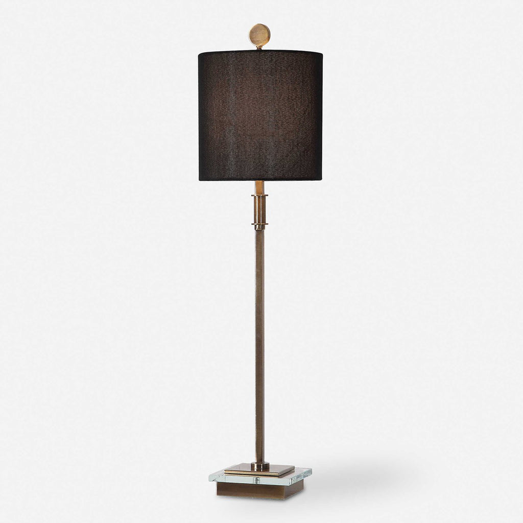 Volante Antique Brass Table Lamp - Bombay Mercantile