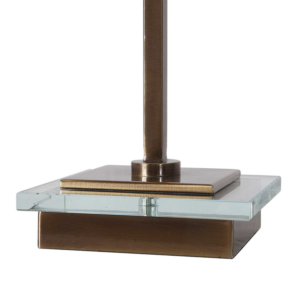 Volante Antique Brass Table Lamp - Bombay Mercantile