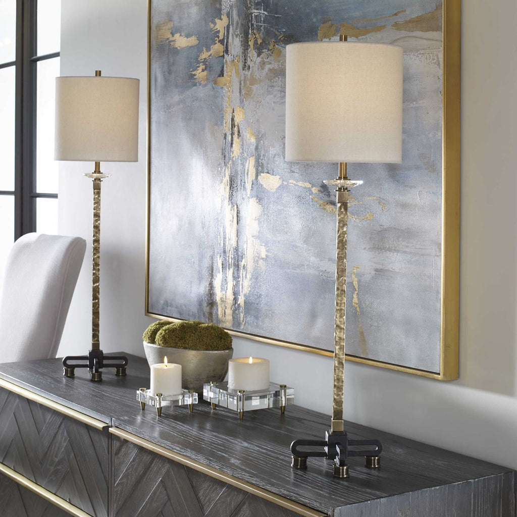 Parnell Industrial Buffet Lamp - Bombay Mercantile