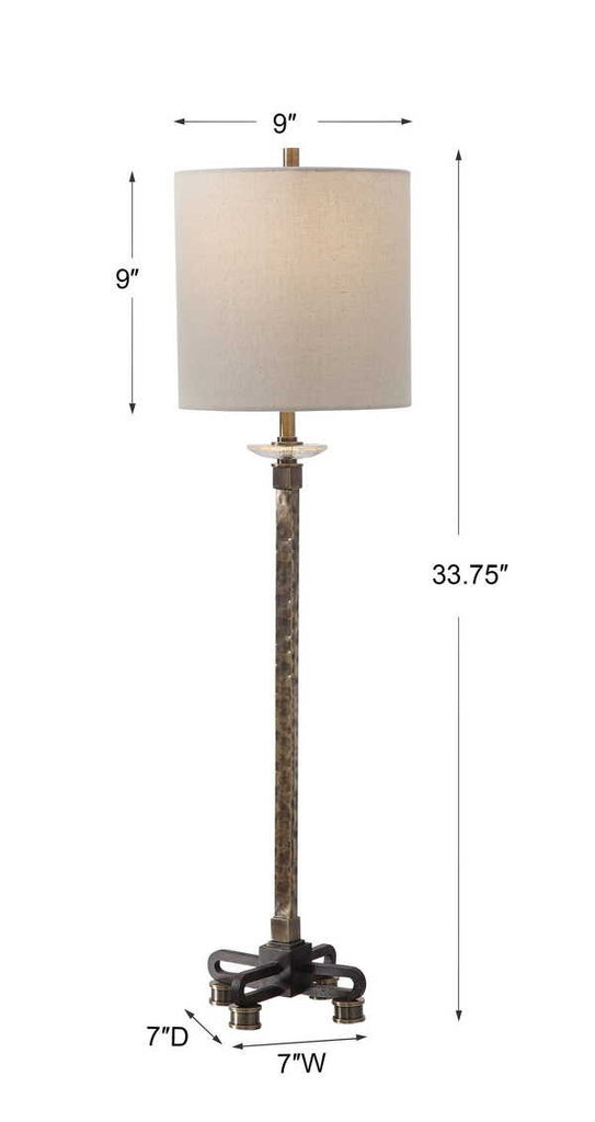 Parnell Industrial Buffet Lamp - Bombay Mercantile