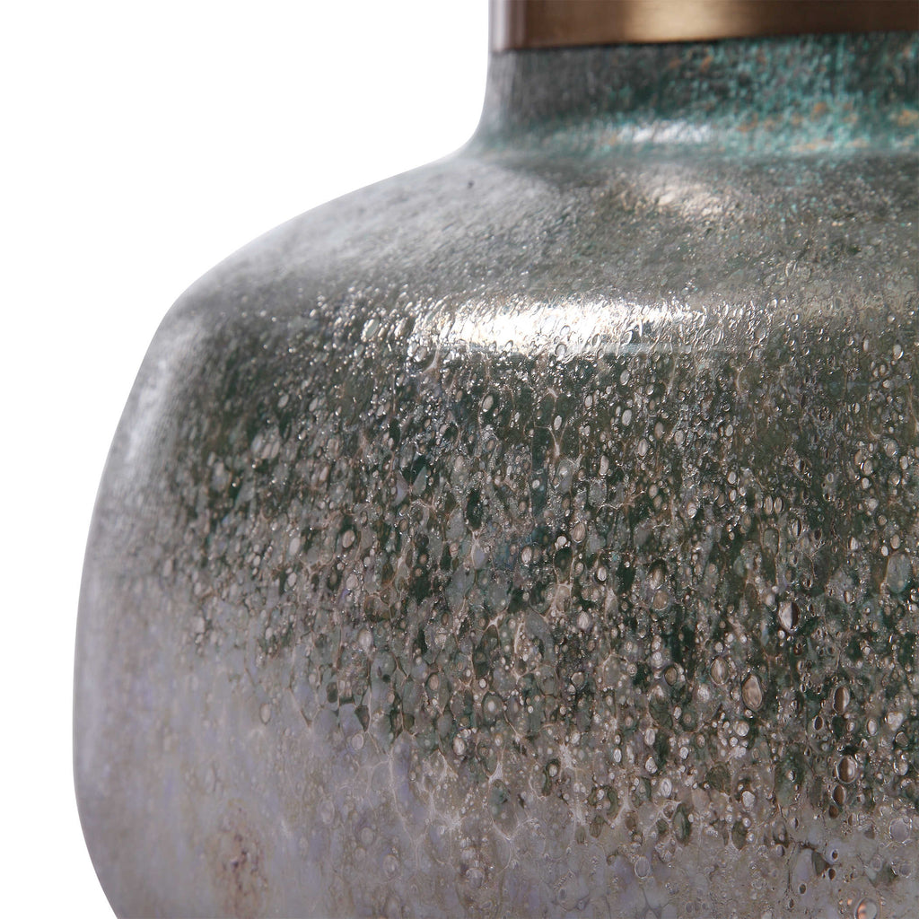 Catrine Art Glass Buffet Lamp - Bombay Mercantile