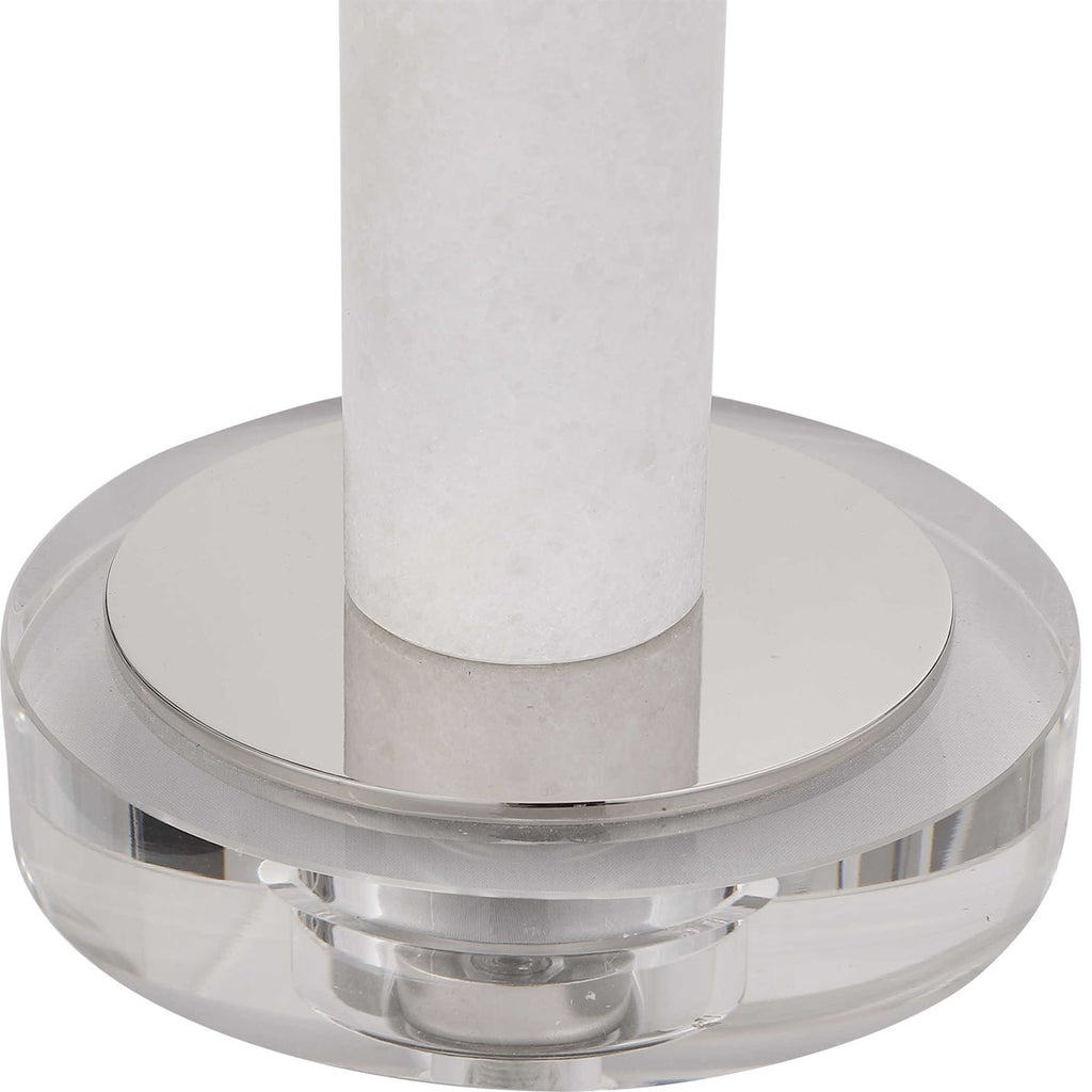 Sussex Nickel Buffet Lamp - Bombay Mercantile