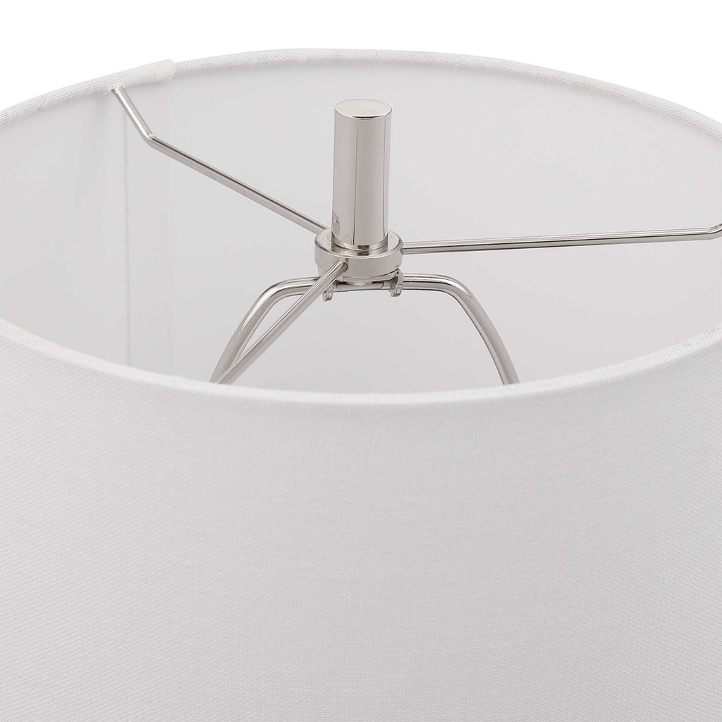 Sussex Nickel Buffet Lamp - Bombay Mercantile