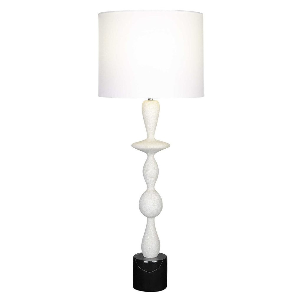 Inverse White Marble Table Lamp - Bombay Mercantile