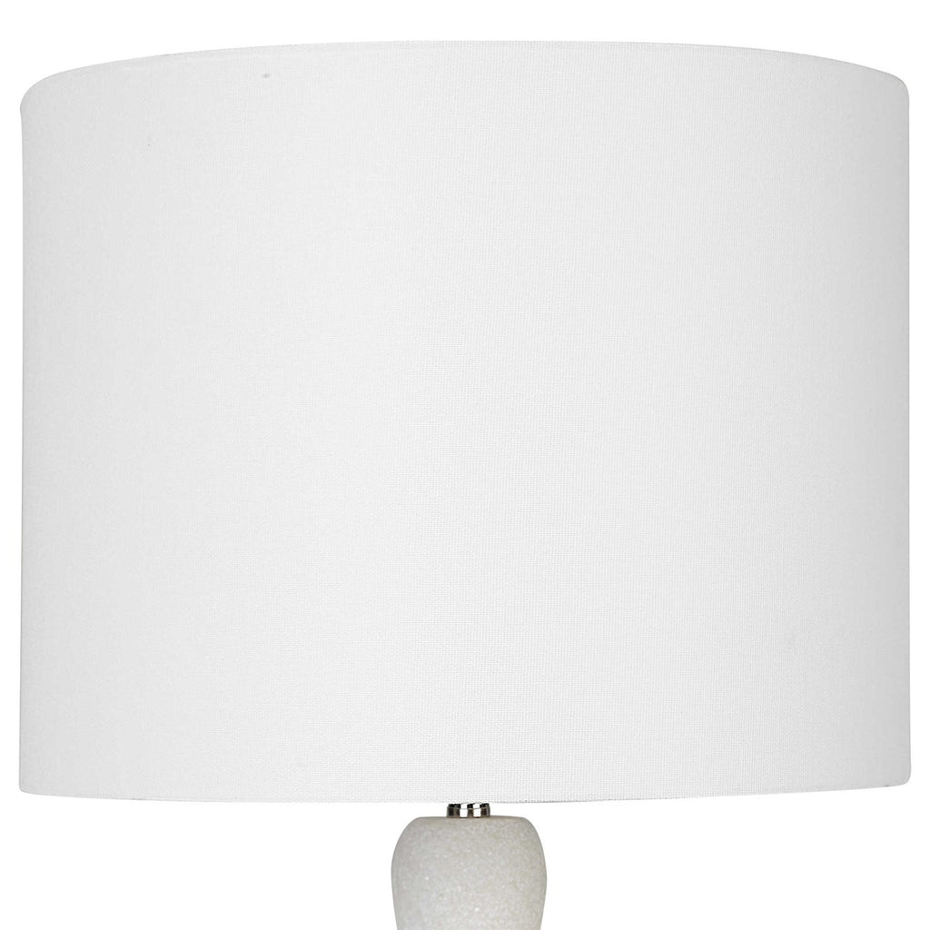 Inverse White Marble Table Lamp - Bombay Mercantile