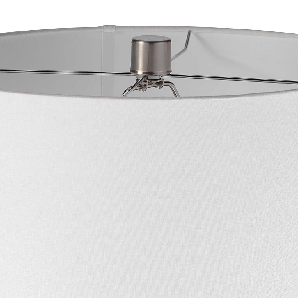 Cullen Blue Gray Table Lamp - Bombay Mercantile