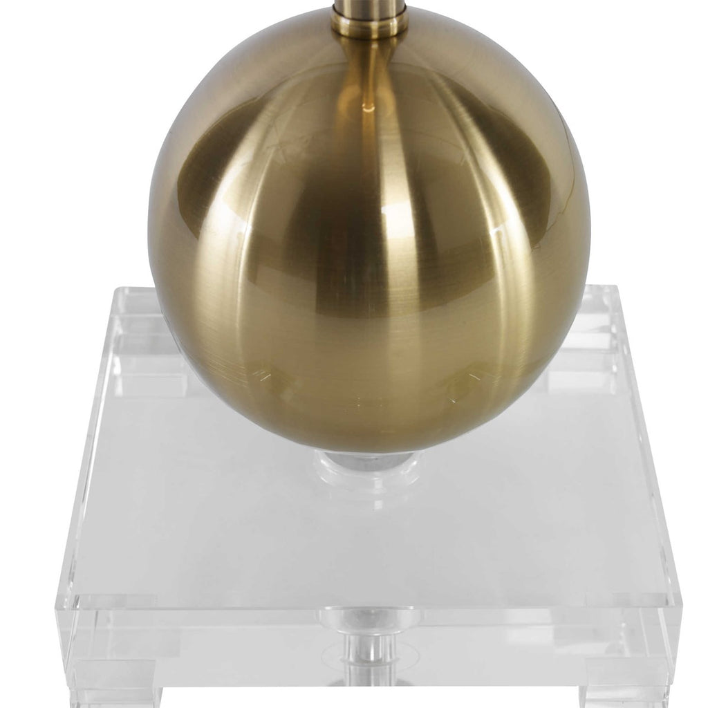 Laton Brass Buffet Lamp - Bombay Mercantile