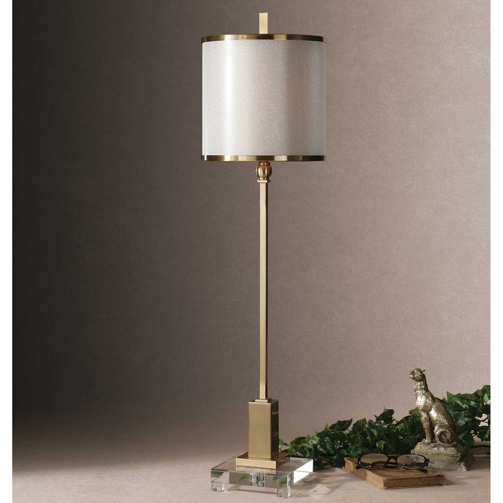 Villena Brass Buffet Lamp - Bombay Mercantile