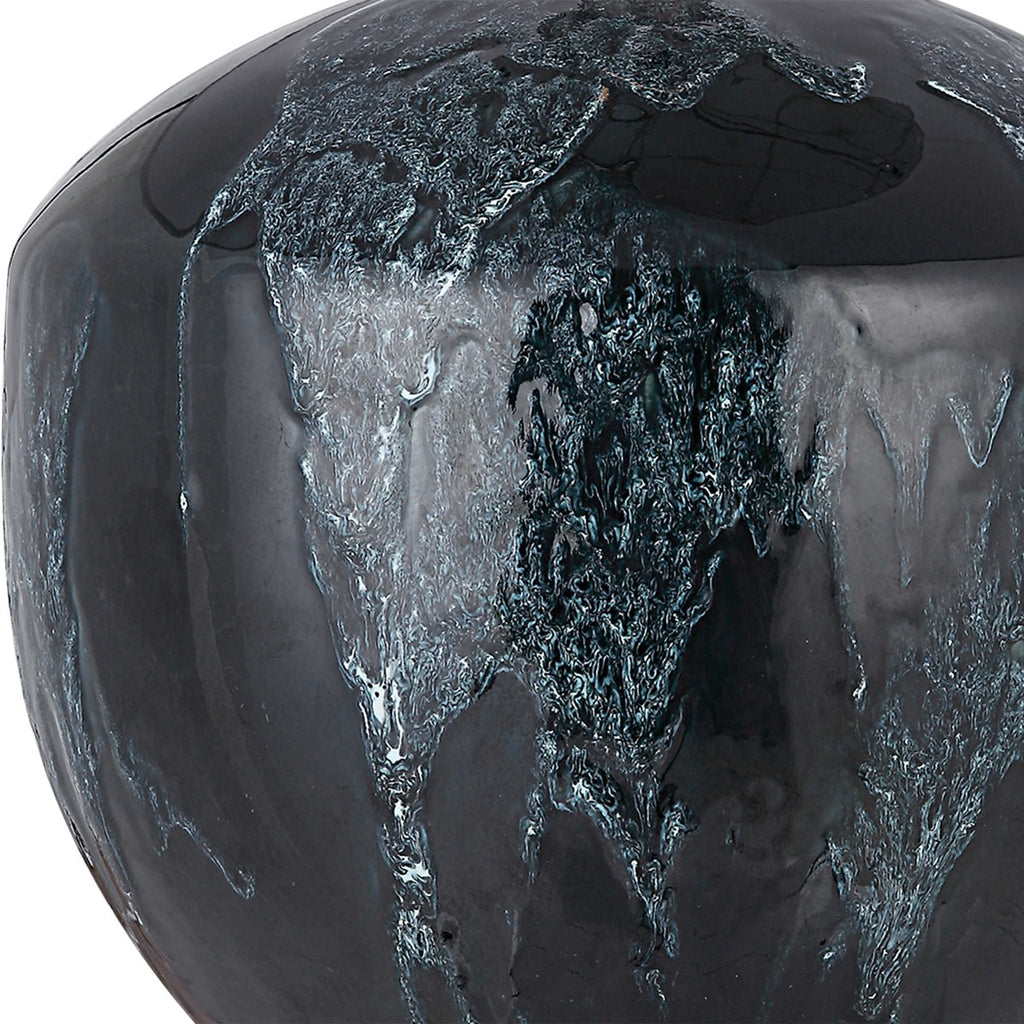 Highlands Deep Green Table Lamp - Bombay Mercantile
