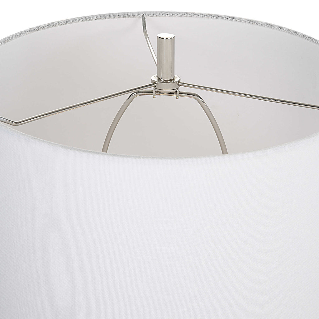 Chalice Striped Table Lamp - Bombay Mercantile
