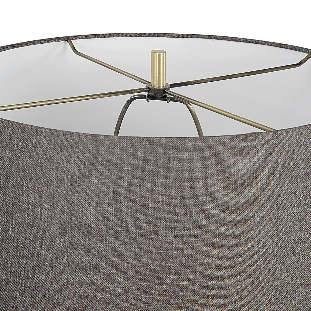 Citadel White Marble Table Lamp - Bombay Mercantile