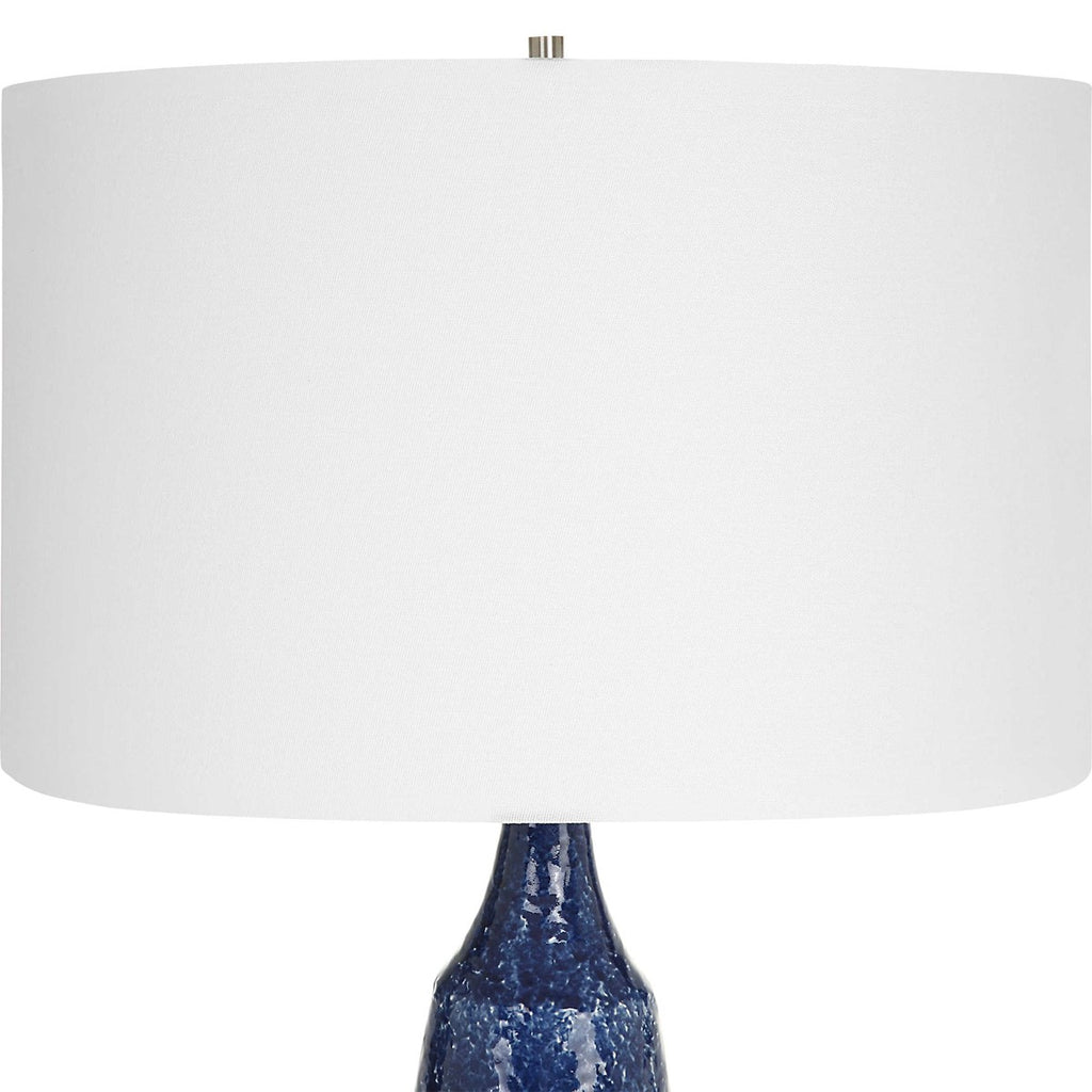Newport Cobalt Blue Table Lamp - Bombay Mercantile