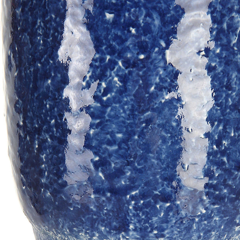 Newport Cobalt Blue Table Lamp - Bombay Mercantile