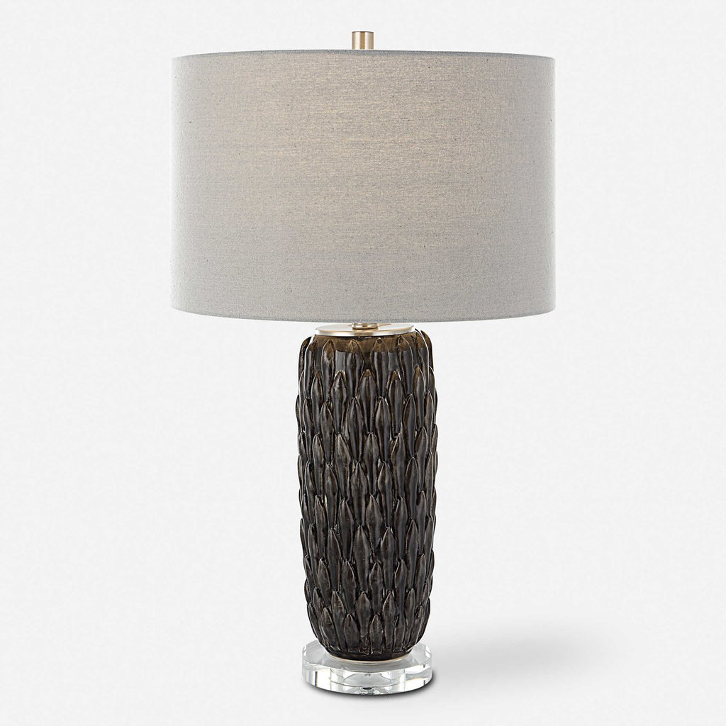 Nettle Textured Table Lamp - Bombay Mercantile