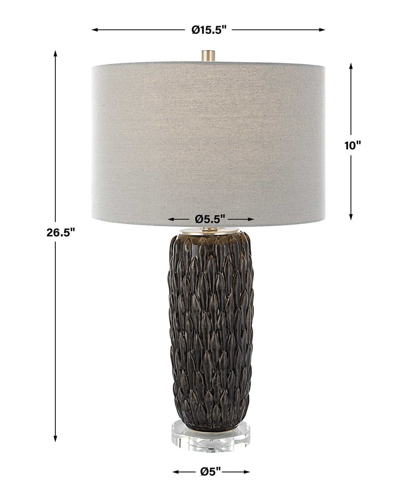Nettle Textured Table Lamp - Bombay Mercantile