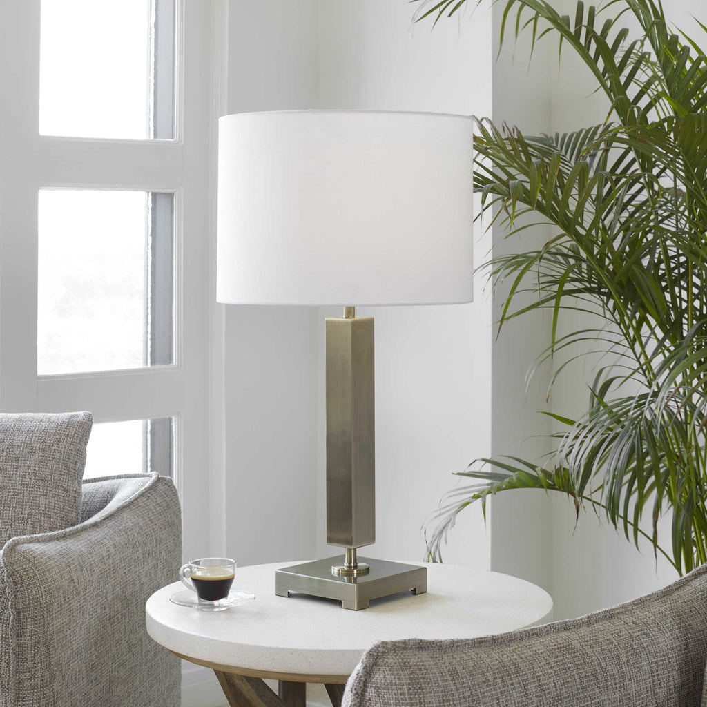 Duomo Brass Table Lamp - Bombay Mercantile