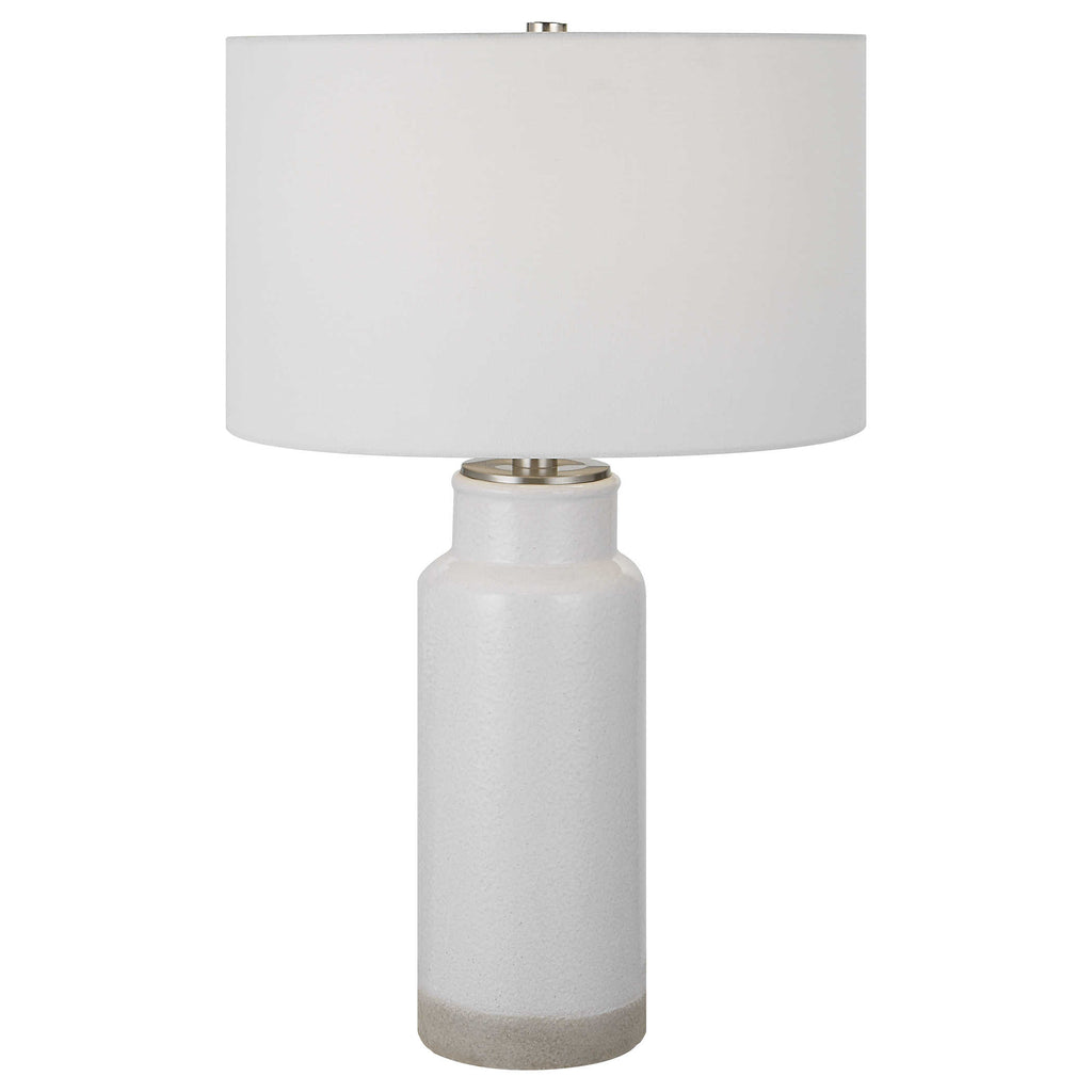 Albany White Farmhouse Table Lamp - Bombay Mercantile