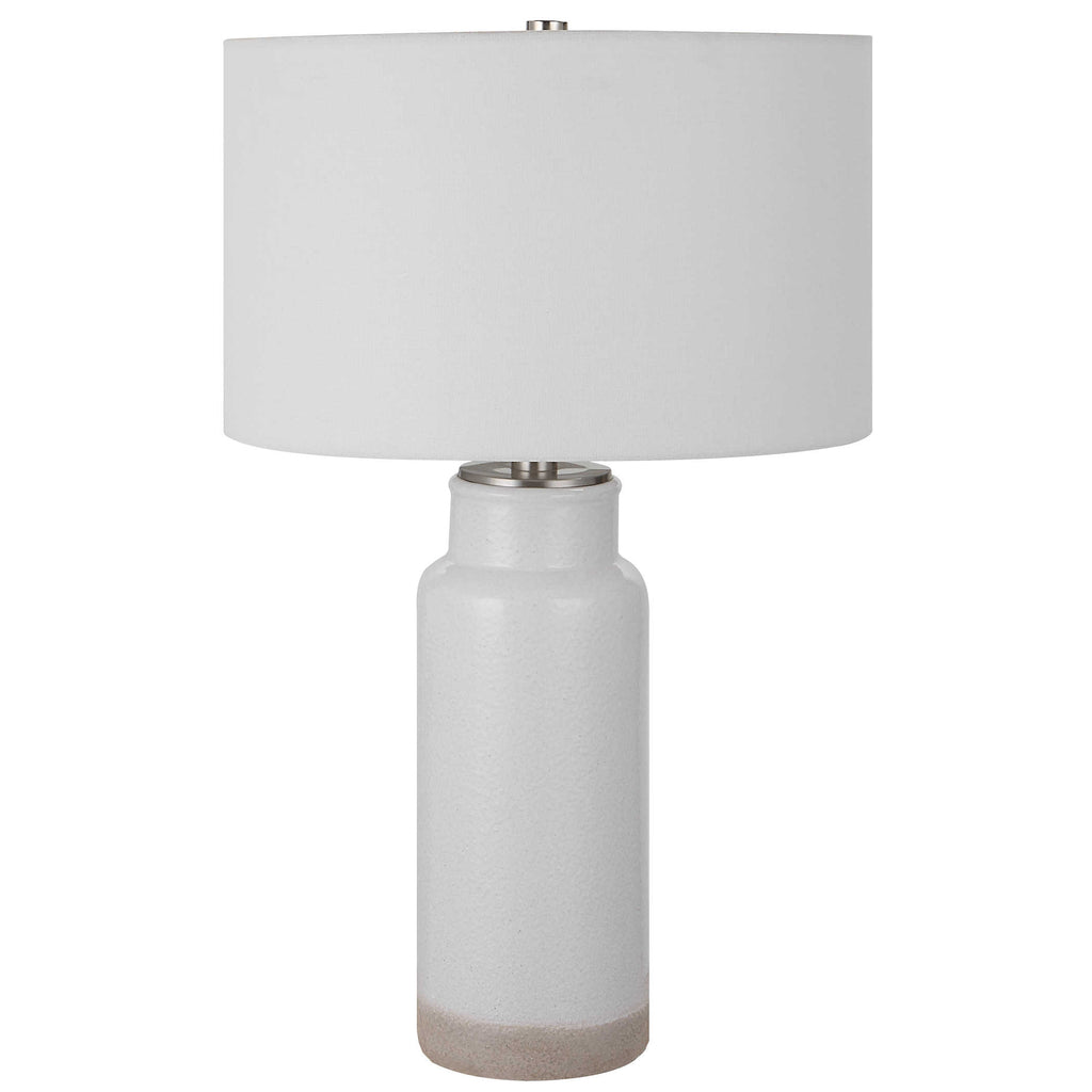 Albany White Farmhouse Table Lamp - Bombay Mercantile
