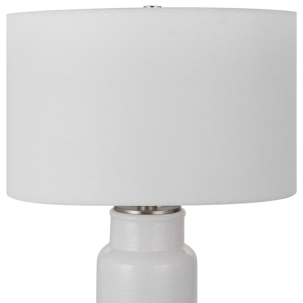 Albany White Farmhouse Table Lamp - Bombay Mercantile