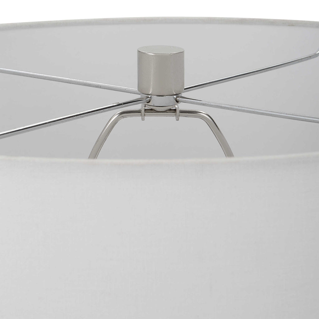 Albany White Farmhouse Table Lamp - Bombay Mercantile