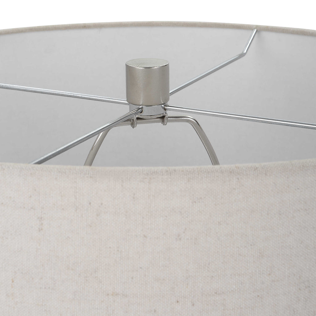 Contour Metallic Glass Table Lamp - Bombay Mercantile