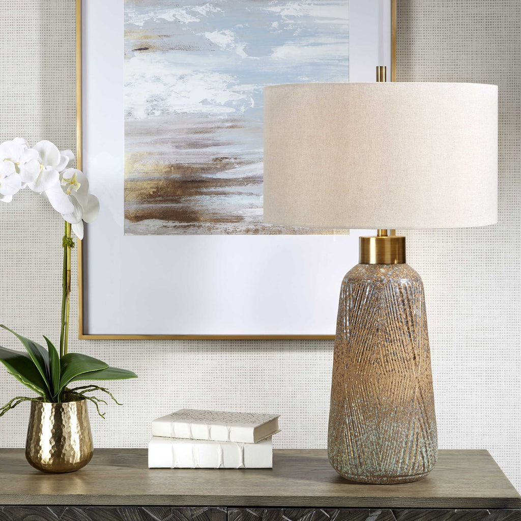 Western Sky Ceramic Table Lamp - Bombay Mercantile