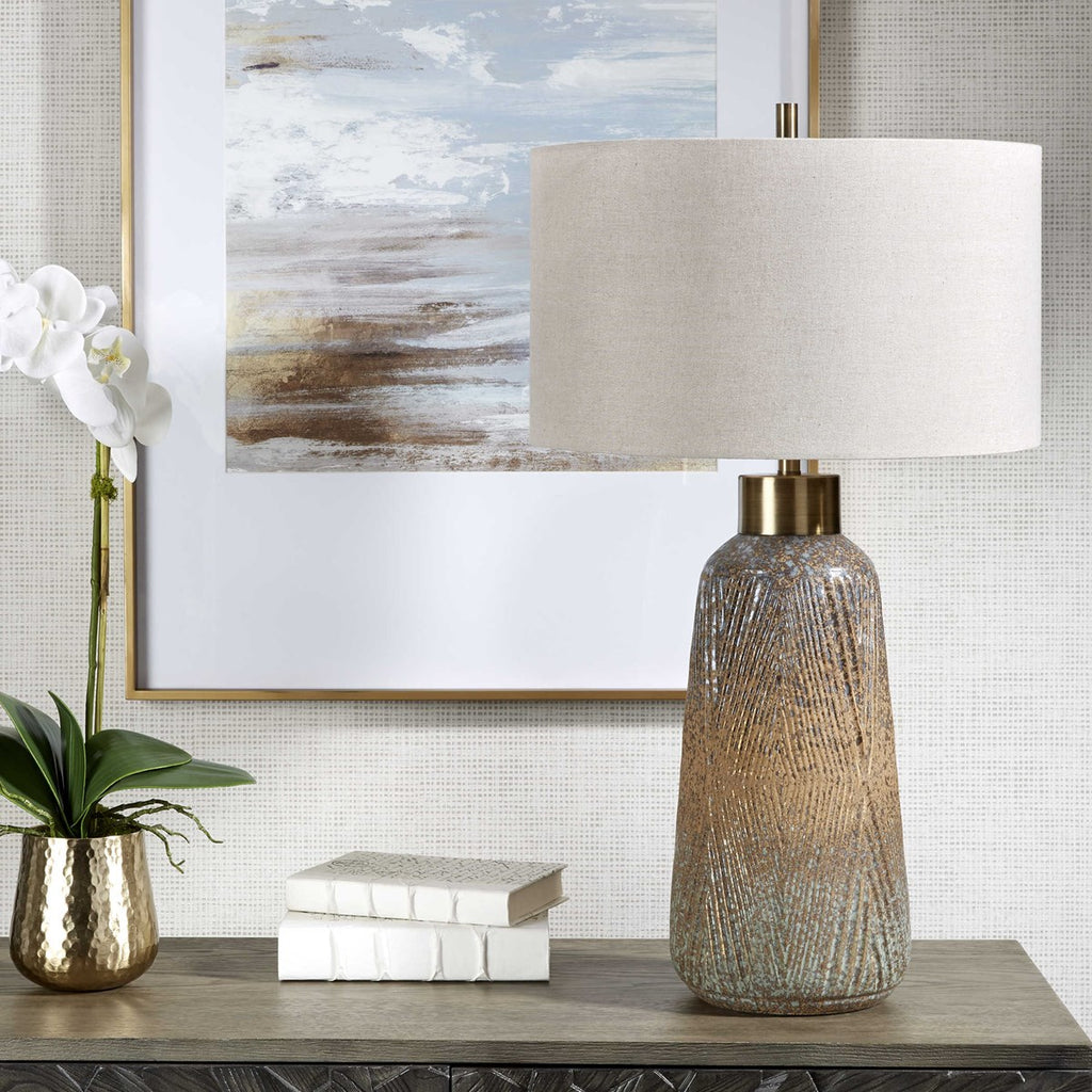 Western Sky Ceramic Table Lamp - Bombay Mercantile