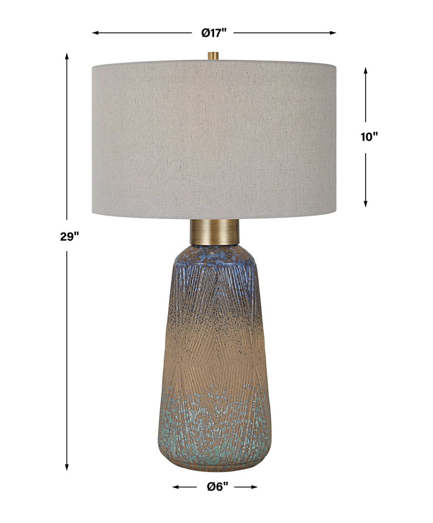 Western Sky Ceramic Table Lamp - Bombay Mercantile