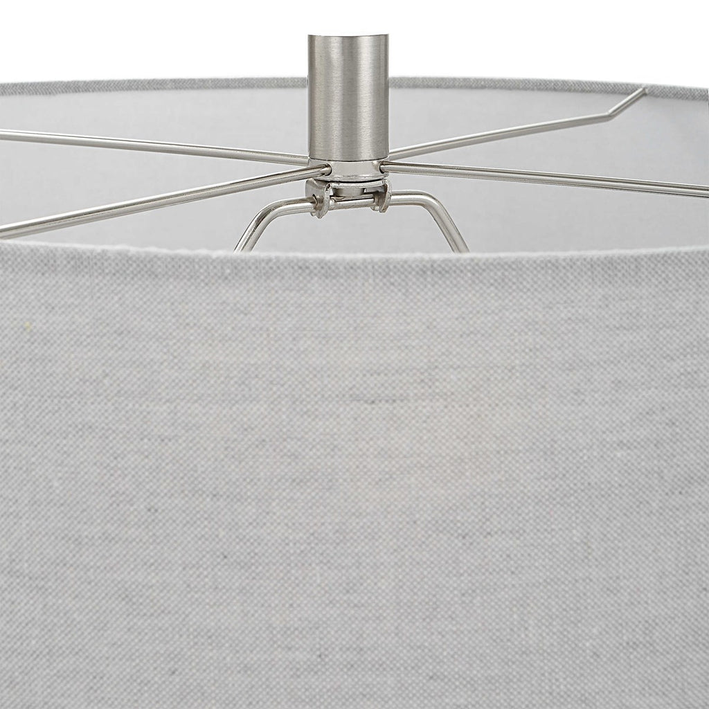 Twilight Satin Black Table Lamp - Bombay Mercantile