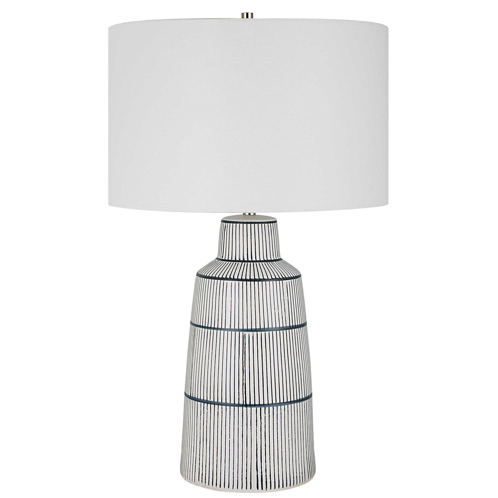 Breton Nautical Stripe Table Lamp - Bombay Mercantile