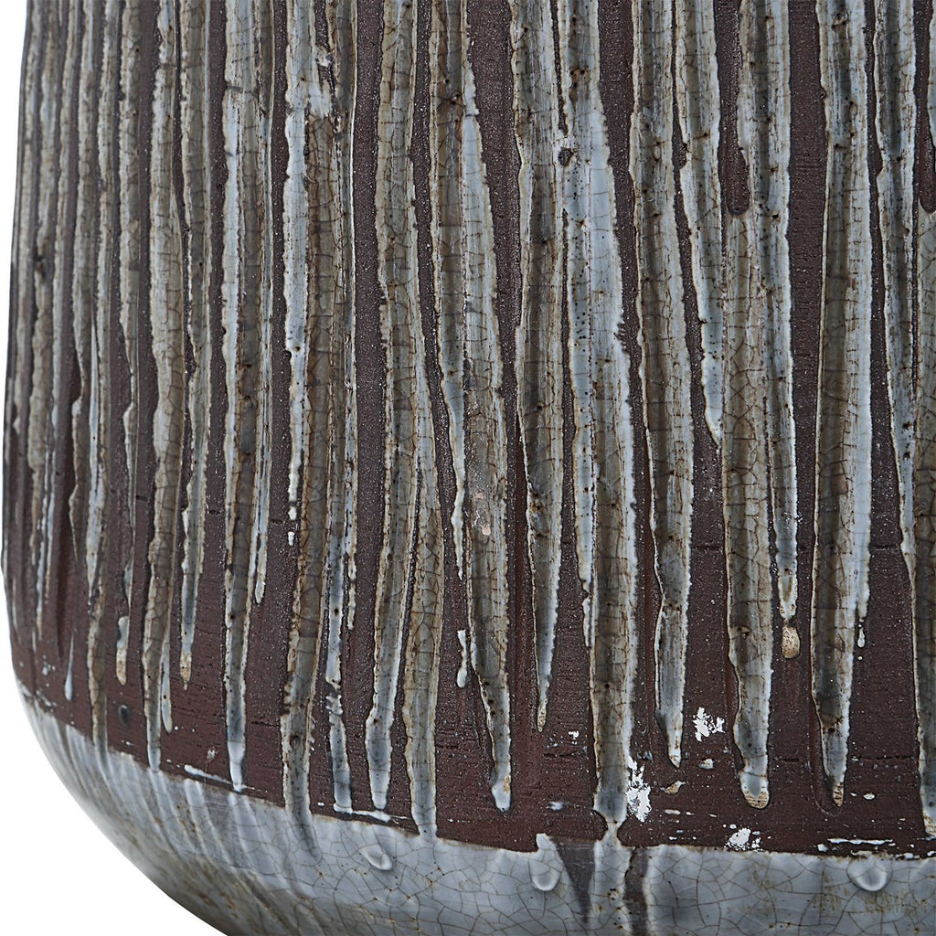 Neolithic Blue-Gray Table Lamp - Bombay Mercantile
