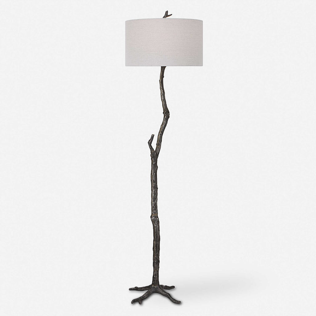 Spruce Rustic Floor Lamp - Bombay Mercantile