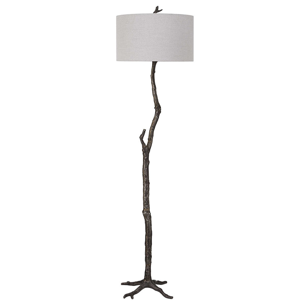 Spruce Rustic Floor Lamp - Bombay Mercantile