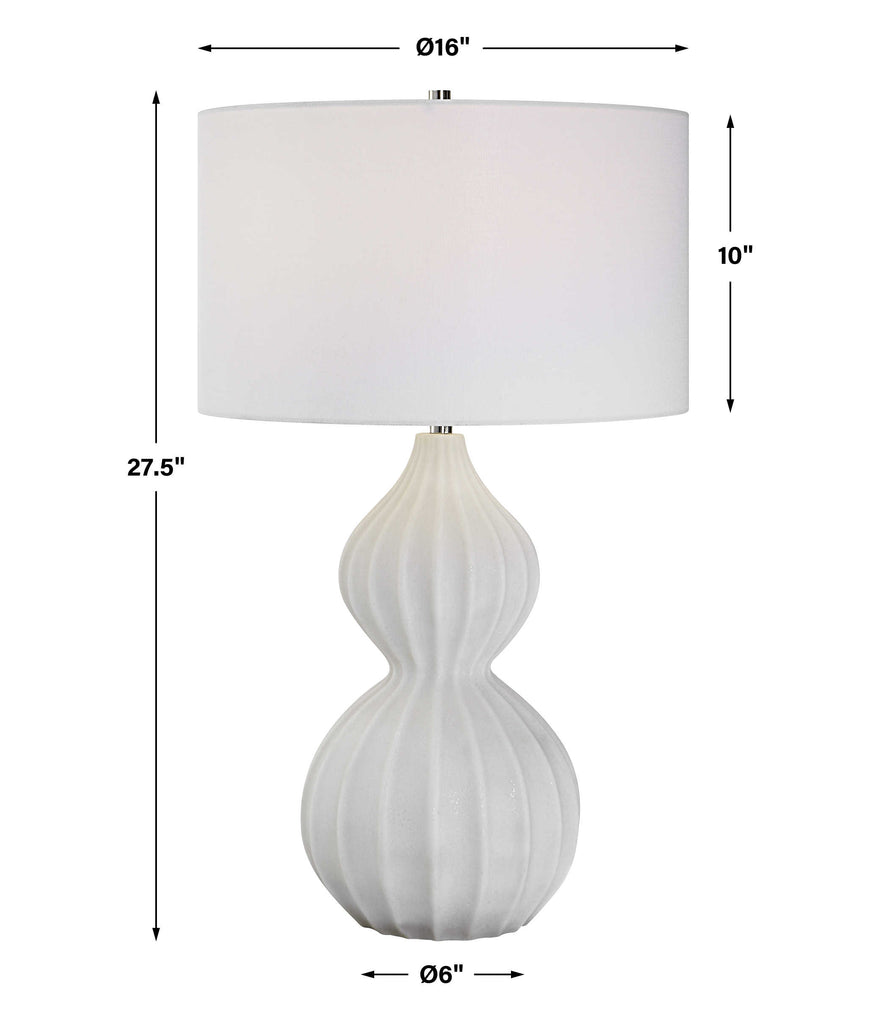 Antoinette Marble Table Lamp - Bombay Mercantile