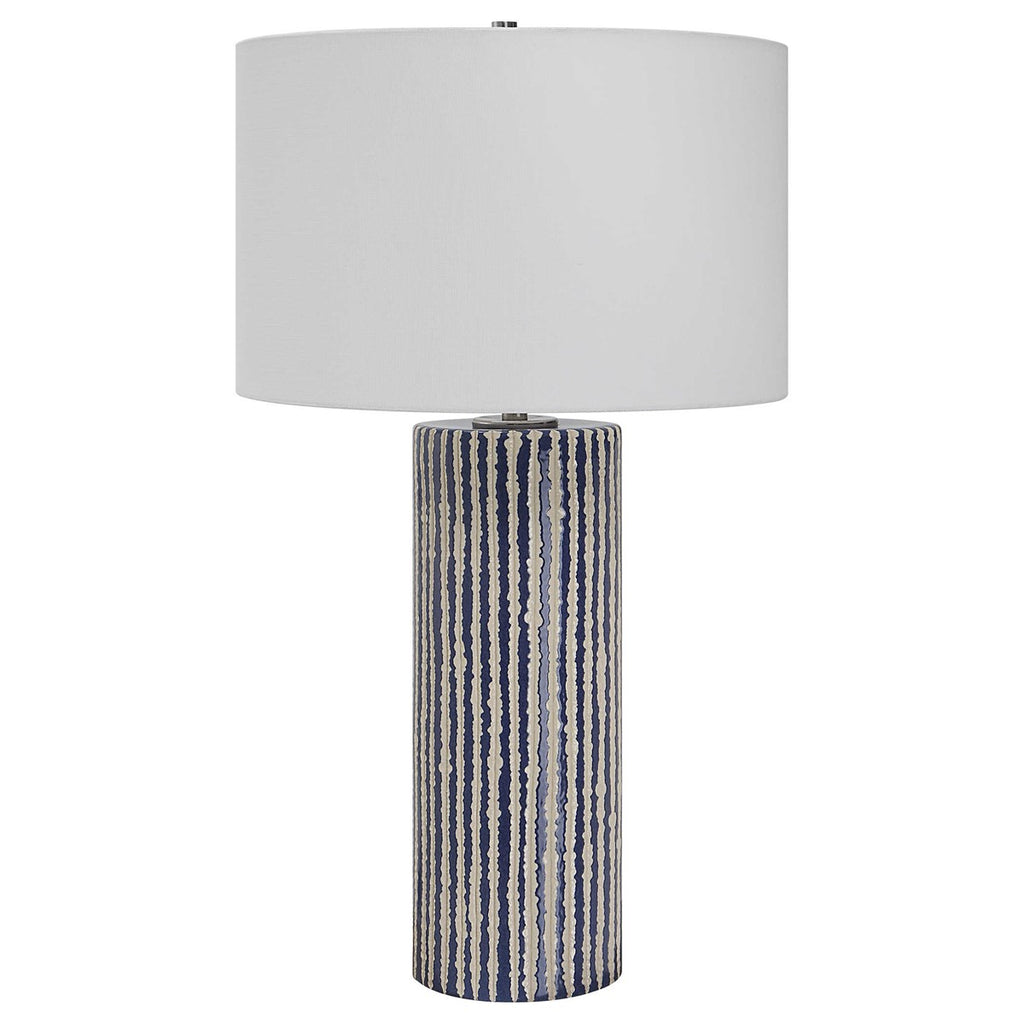 Havana Blue Table Lamp - Bombay Mercantile