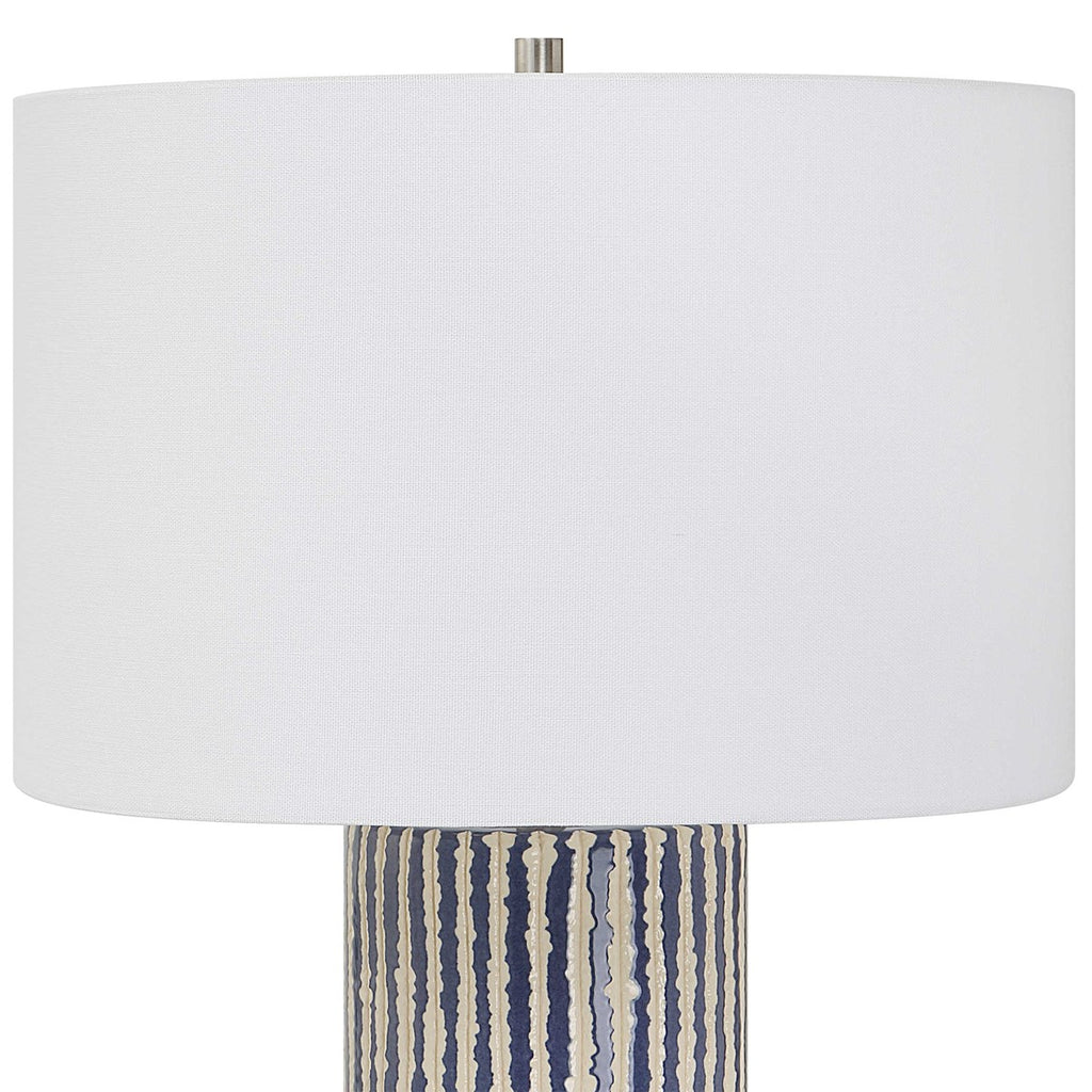 Havana Blue Table Lamp - Bombay Mercantile