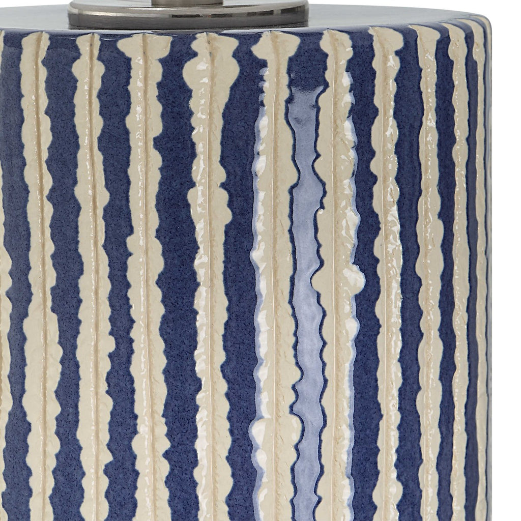 Havana Blue Table Lamp - Bombay Mercantile
