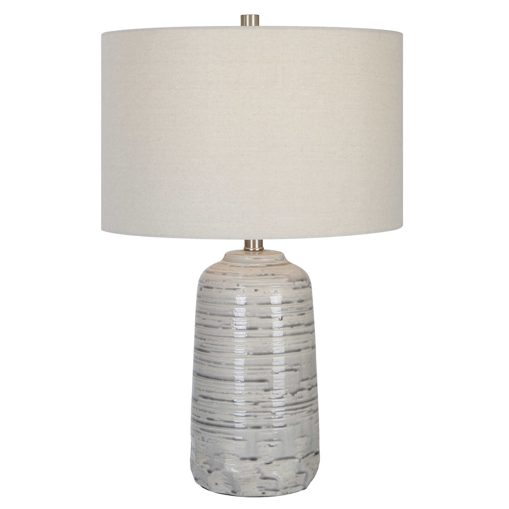 Cyclone Ivory Table Lamp - Bombay Mercantile
