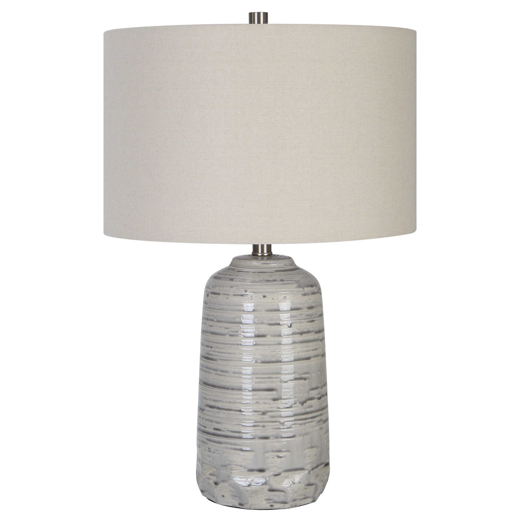 Cyclone Ivory Table Lamp - Bombay Mercantile