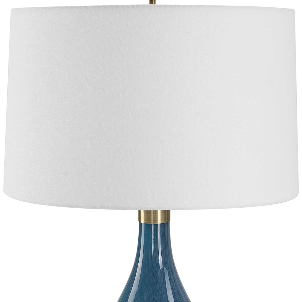 Riviera Art Glass Table Lamp - Bombay Mercantile