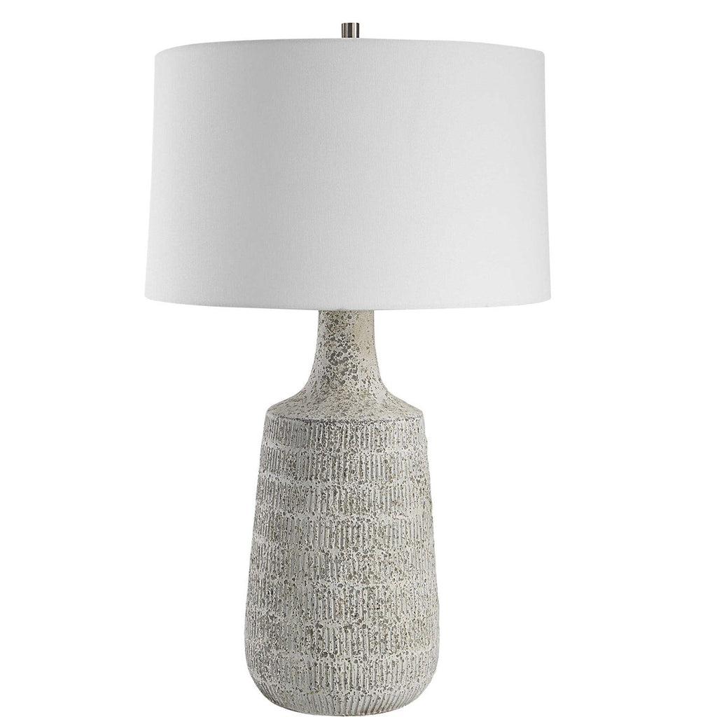 Scouts White Table Lamp - Bombay Mercantile