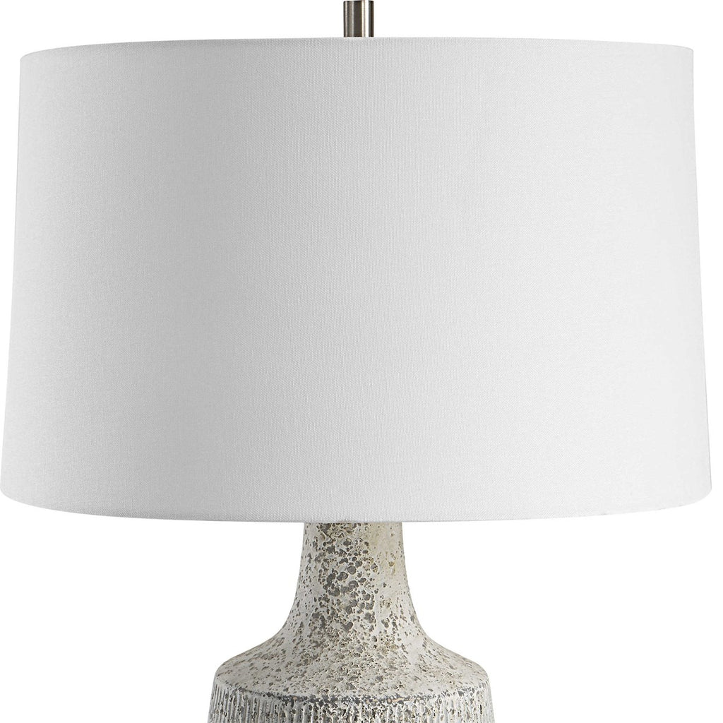 Scouts White Table Lamp - Bombay Mercantile