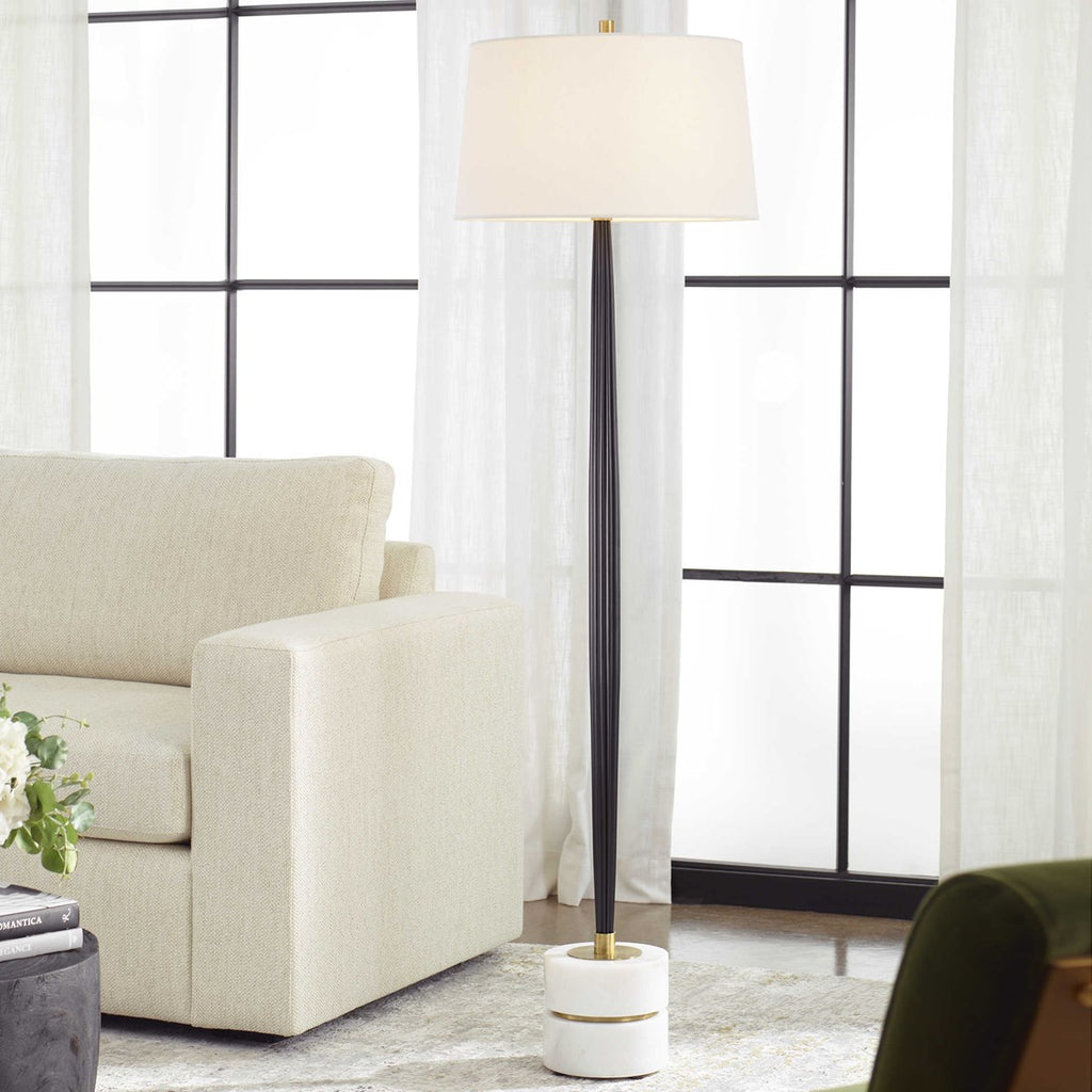 Miraz Iron Floor Lamp - Bombay Mercantile