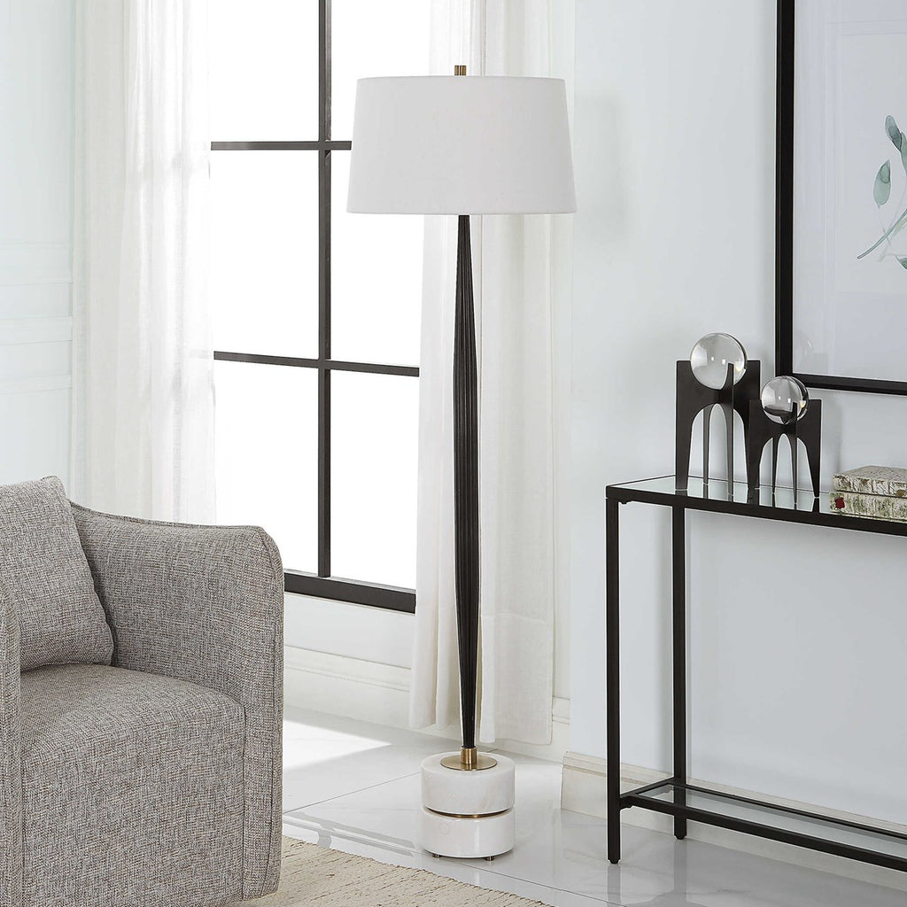Miraz Iron Floor Lamp - Bombay Mercantile