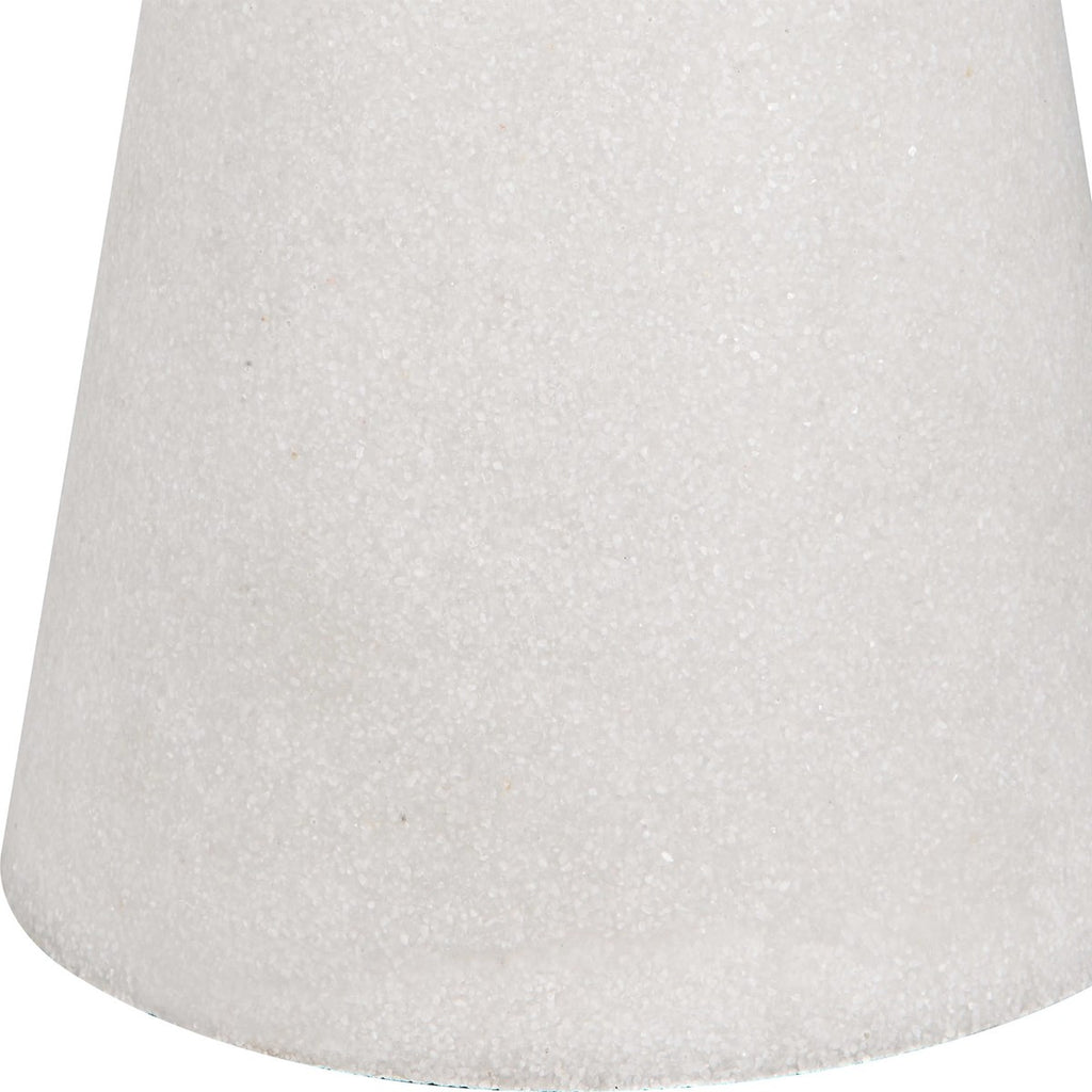 Sharma Ivory Stone Table Lamp - Bombay Mercantile
