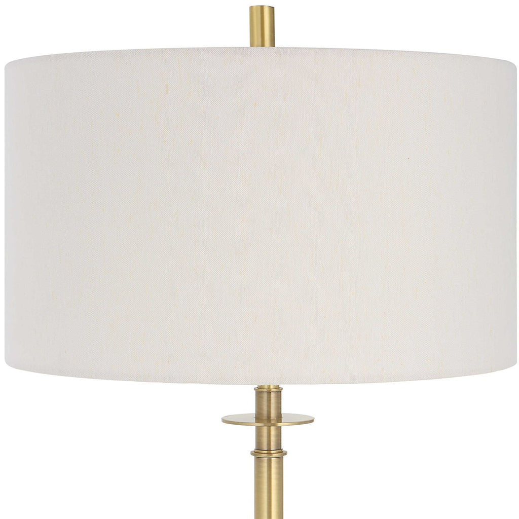 Guard Brass Floor Lamp - Bombay Mercantile