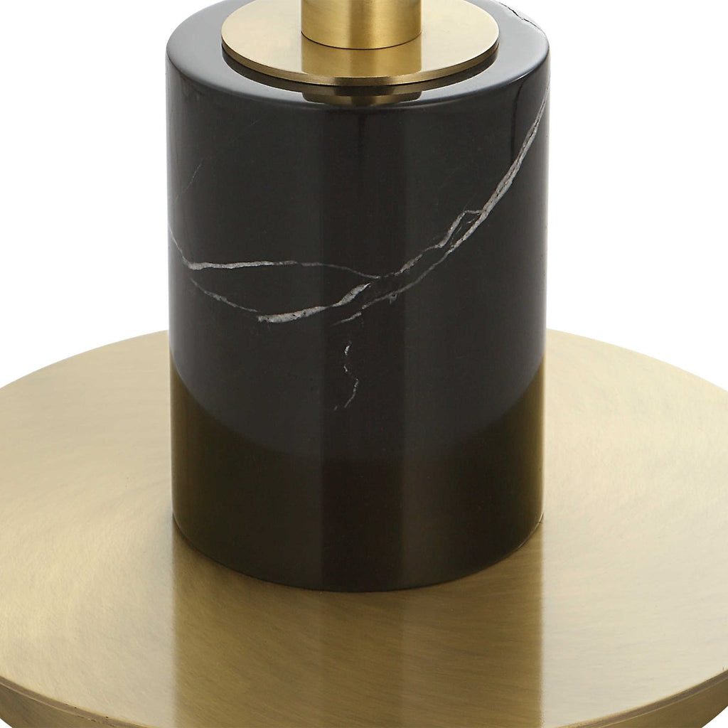 Guard Brass Floor Lamp - Bombay Mercantile