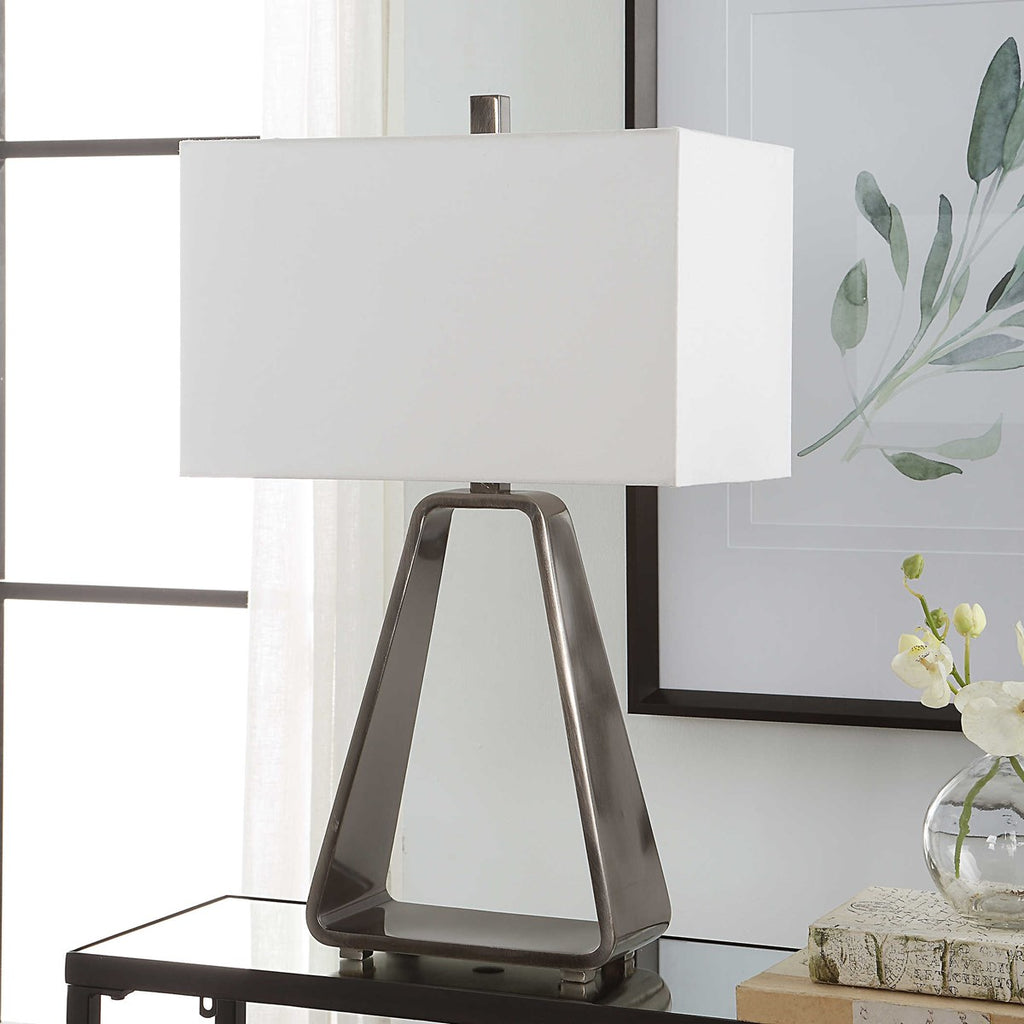 Halo Modern Open Table Lamp - Bombay Mercantile